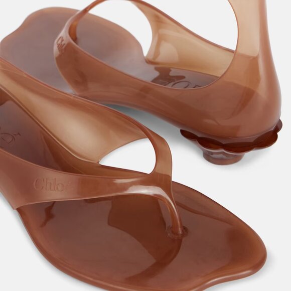 CHLOE Jelly Thong Sandals - Picture 2 of 6